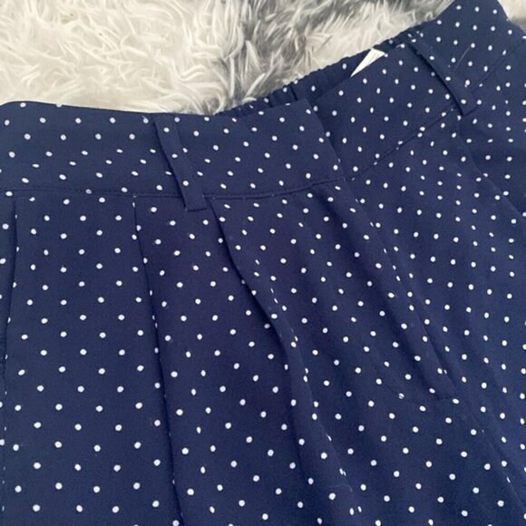 Michael Michael Kors Polka Dot Georgette Wide-Leg Trousers - Picture 3 of 7